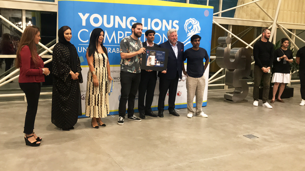 Felipe and Sabine win Bronze at the UAE Young Lion 2019