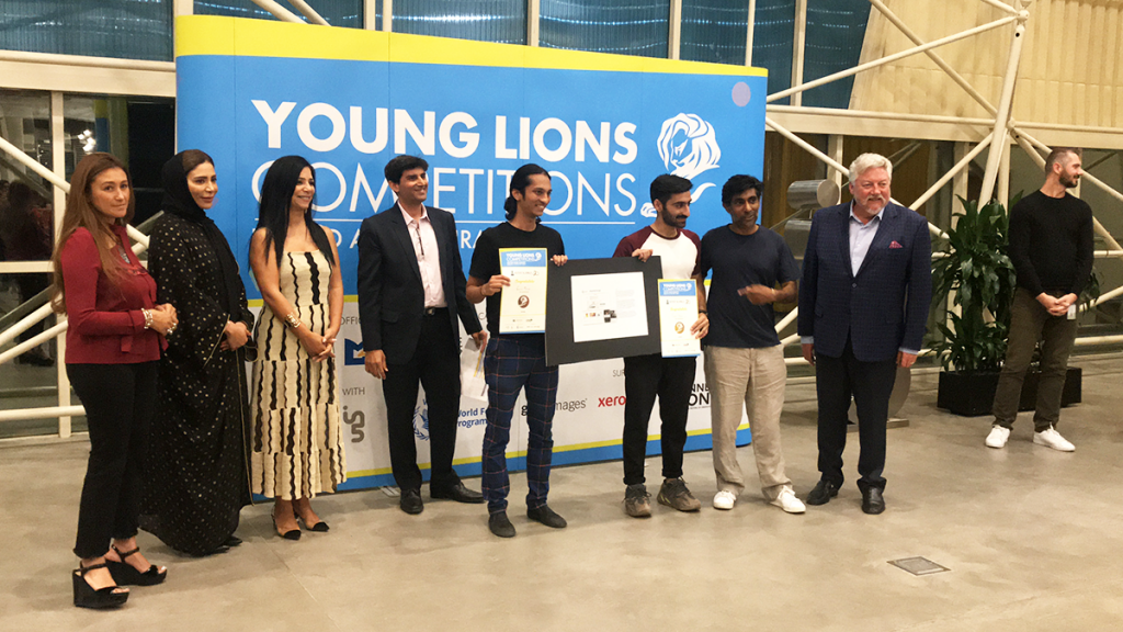 Gaurav and Sumer win Silver at the UAE Young Lions Digital Competition 2019