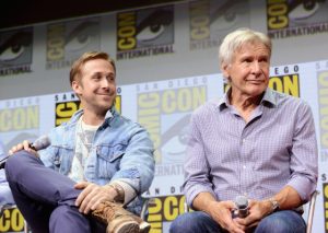 Harrison Ford and Ryan Gosling at comic-Con 2017
