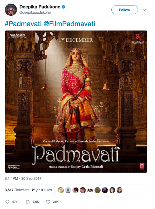 First Look at Bollywood’s Padmavati