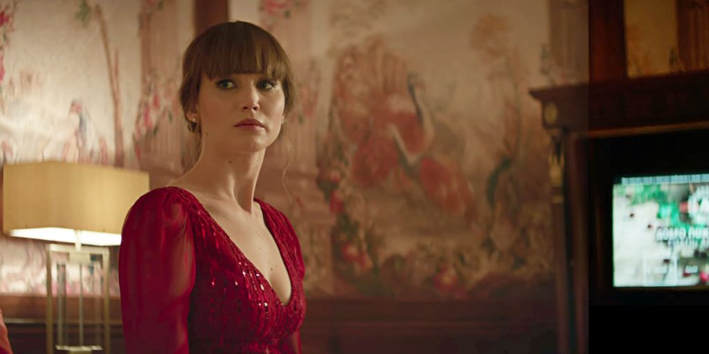 Red Sparrow starring Jennifer Lawrence