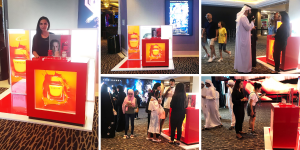 Narciso Sampling Activity at VOX Cinemas - Mall of the Emirates