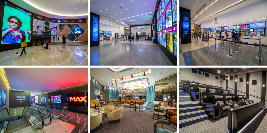 Inside VOX Cinemas at Nakheel Mall in Dubai - UAE