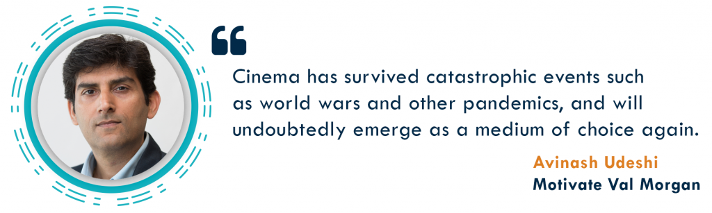 Avinash Udeshi, Chief Operating Office of Motivate Val Morgan on the effects of the COVID-19 pandemic on cinema 