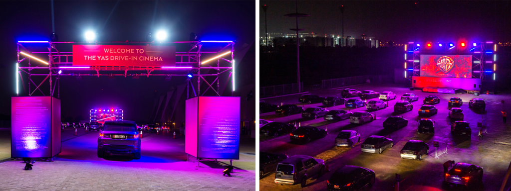 Yas Marina Circuit Drive-in Cinema by Reel