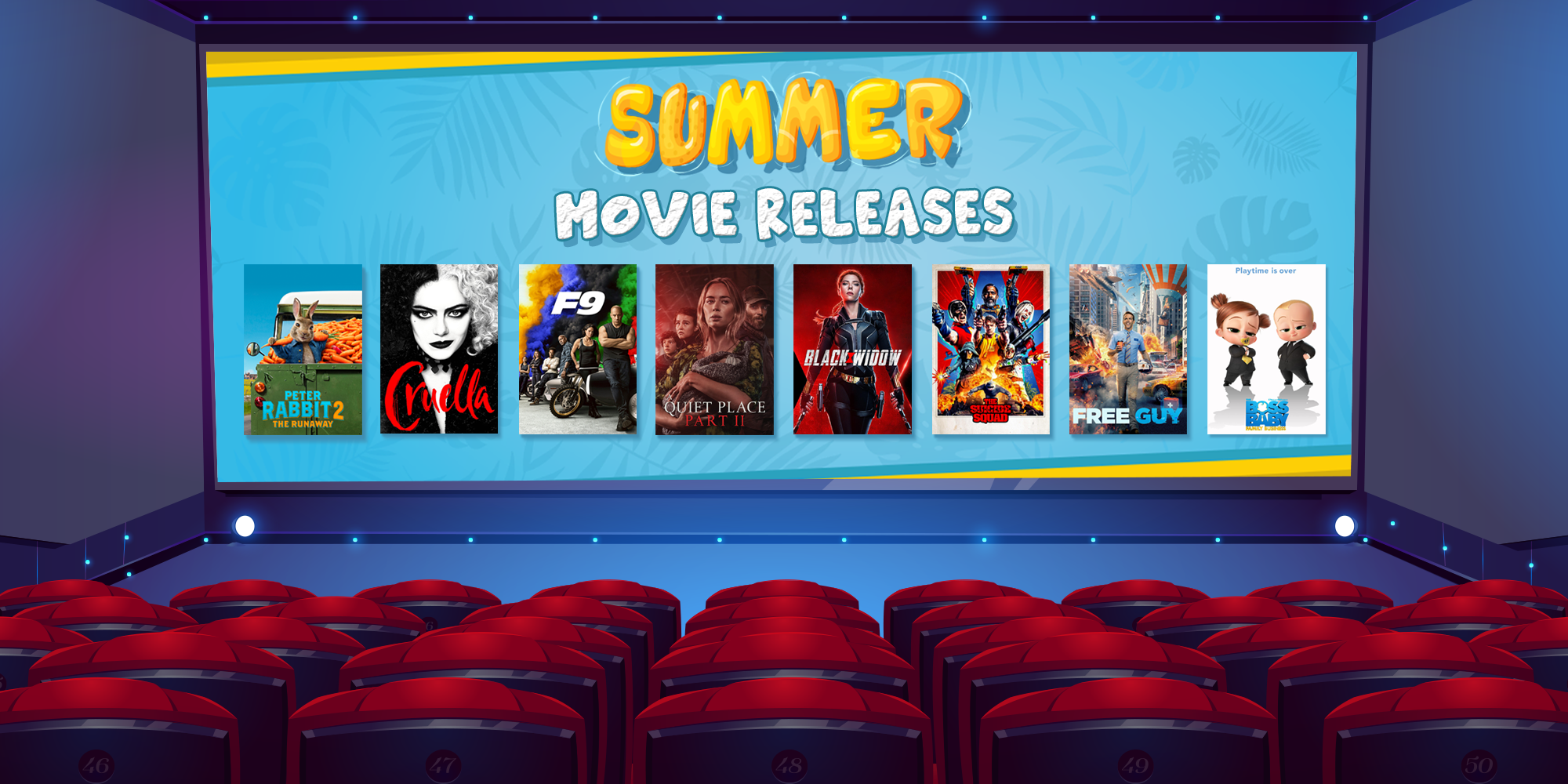 Anticipated Movies Releasing Over Summer in 2021