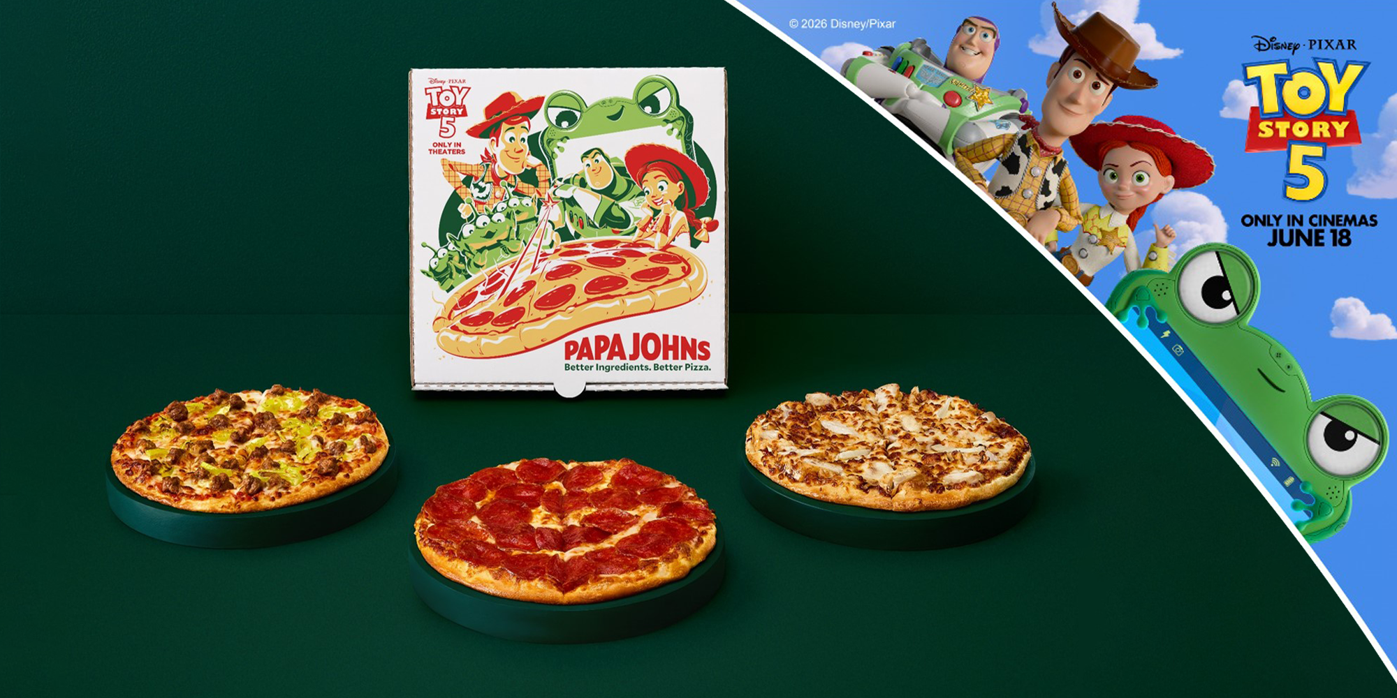 Papa John’s Launches Integrated Cinema Campaign for Toy Story 5 in Egypt